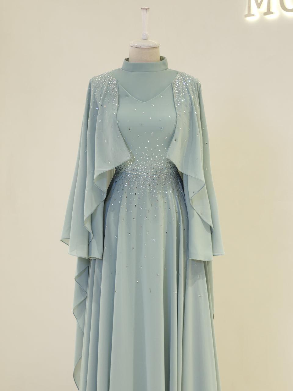 Elvira Islamic Evening Dress Mint / 44 Elvira Islamic Evening Dress Mint / 44