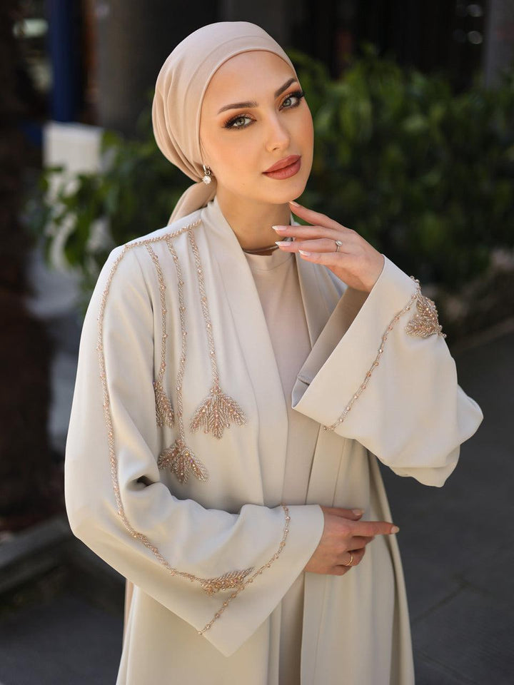 Alima Abaya Hijab Suit – ModaZehrada - Main Image