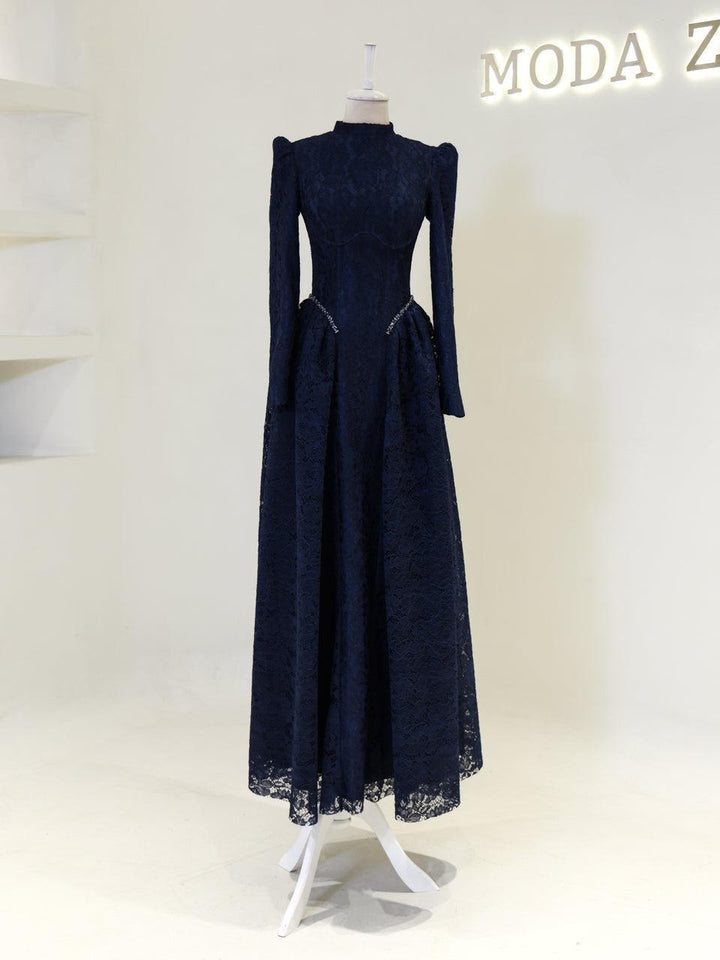 Araceli Islamic Evening Dress Blue / 36