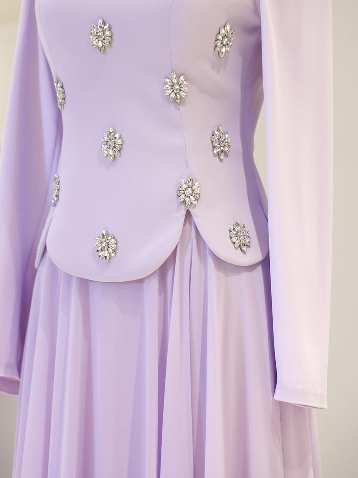 tesettur-abiye-Aurora Tesettür Takım-ModaZehrada