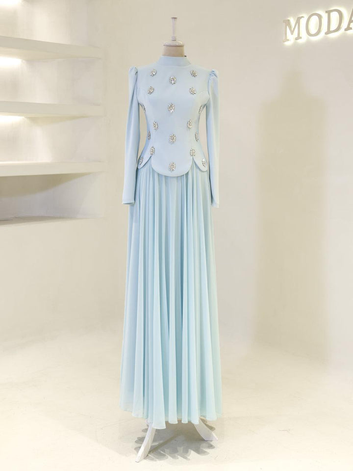 tesettur-abiye-Aurora Tesettür Takım-ModaZehrada