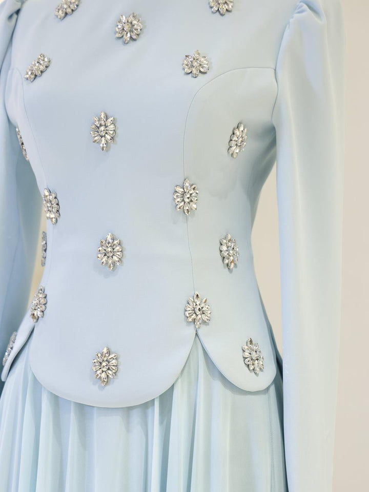 tesettur-abiye-Aurora Tesettür Takım-ModaZehrada