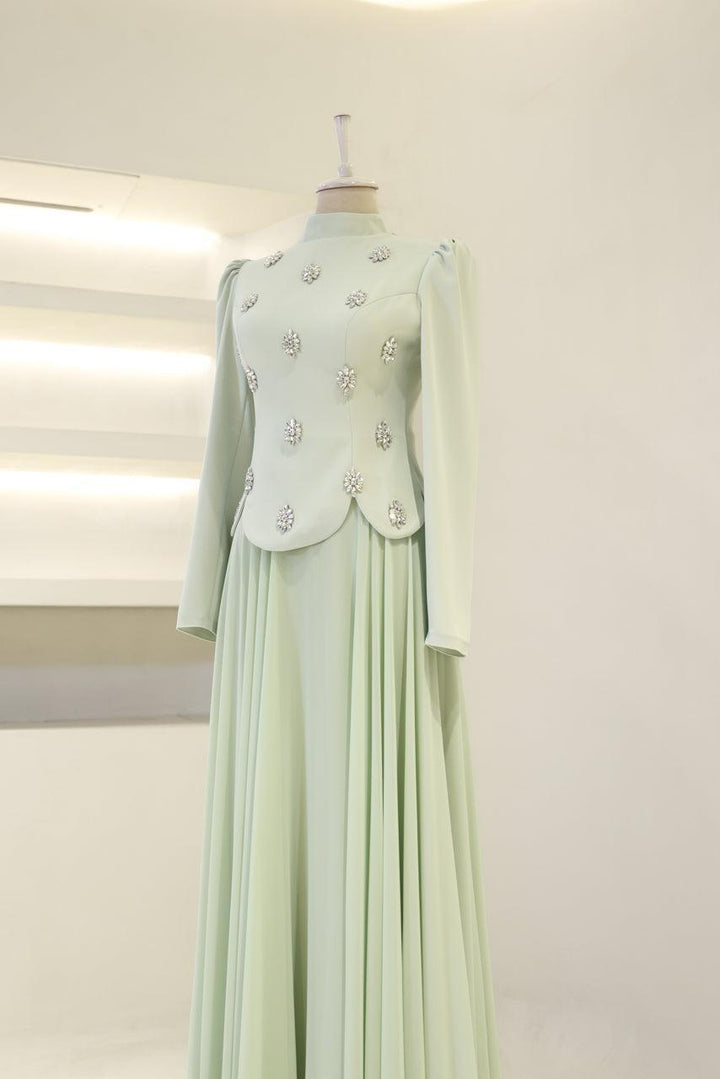 tesettur-abiye-Aurora Tesettür Takım-ModaZehrada