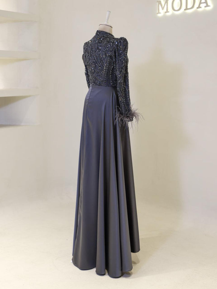 hijab formal dresses Benan Islamic Evening Dress Black / 50