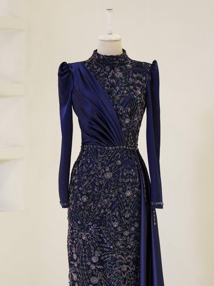 Beray Islamic Evening Dress Black Gold / 42
