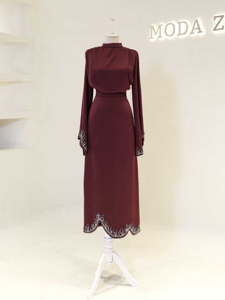 tesettur-abiye-Beverly Tesettür Takım-ModaZehrada