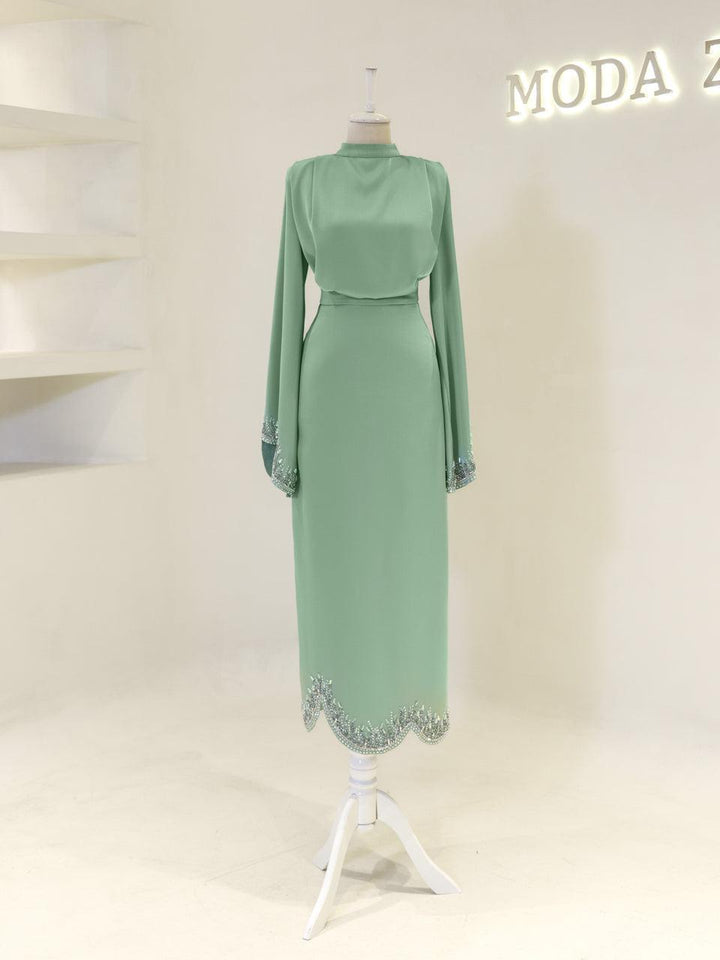 tesettur-abiye-Beverly Tesettür Takım-ModaZehrada