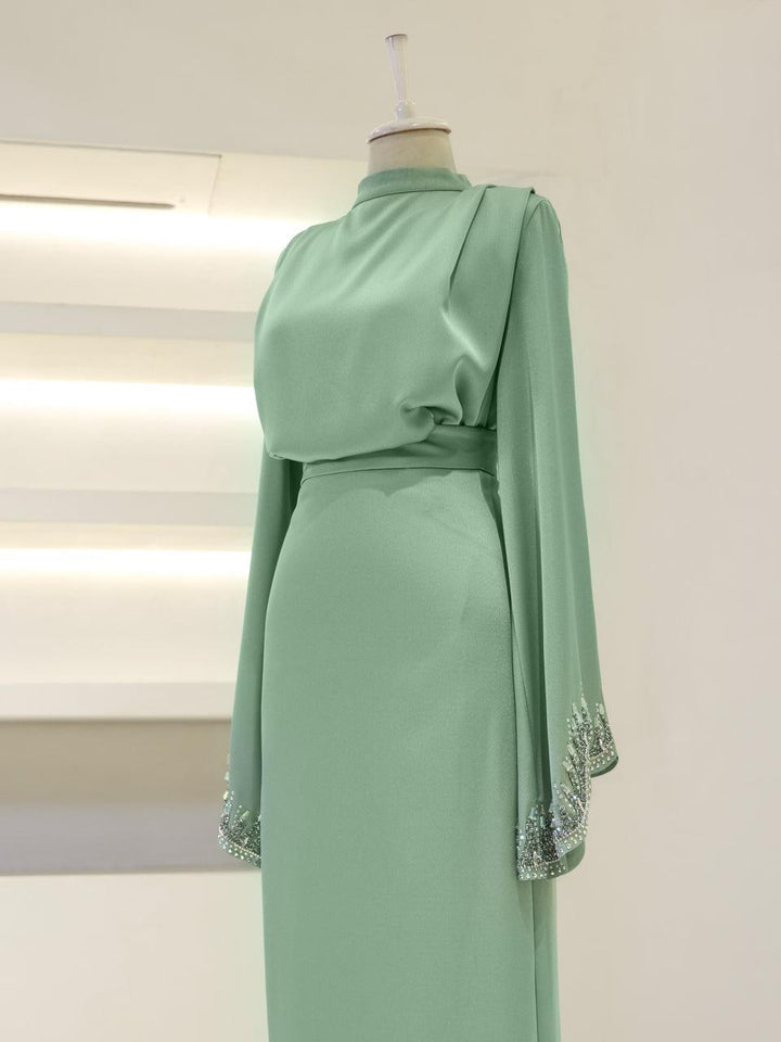 tesettur-abiye-Beverly Tesettür Takım-ModaZehrada