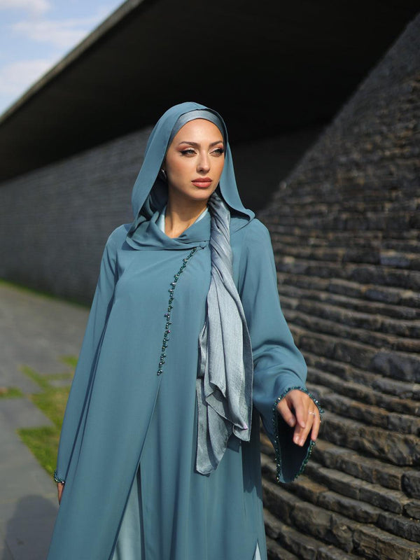 tesettur-abiye-Cadence Tesettür Abaya-ModaZehrada