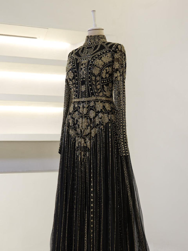 tesettur-abiye-Couture Alberta Tesettür Abiye-ModaZehrada