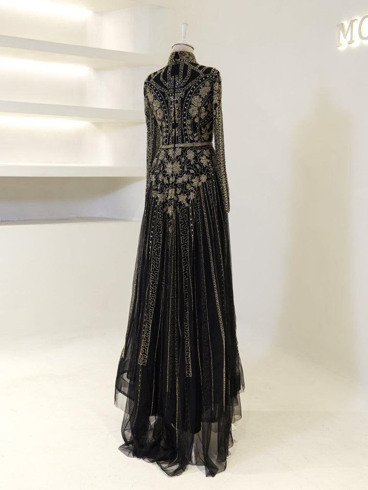 tesettur-abiye-Couture Alberta Tesettür Abiye-ModaZehrada