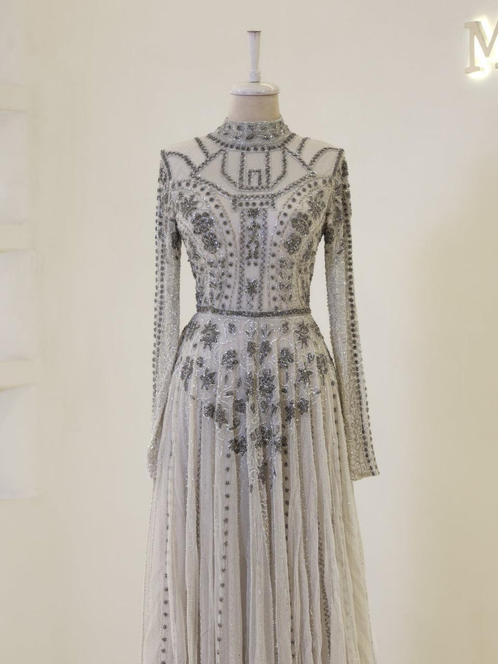 tesettur-abiye-Couture Alberta Tesettür Abiye-ModaZehrada