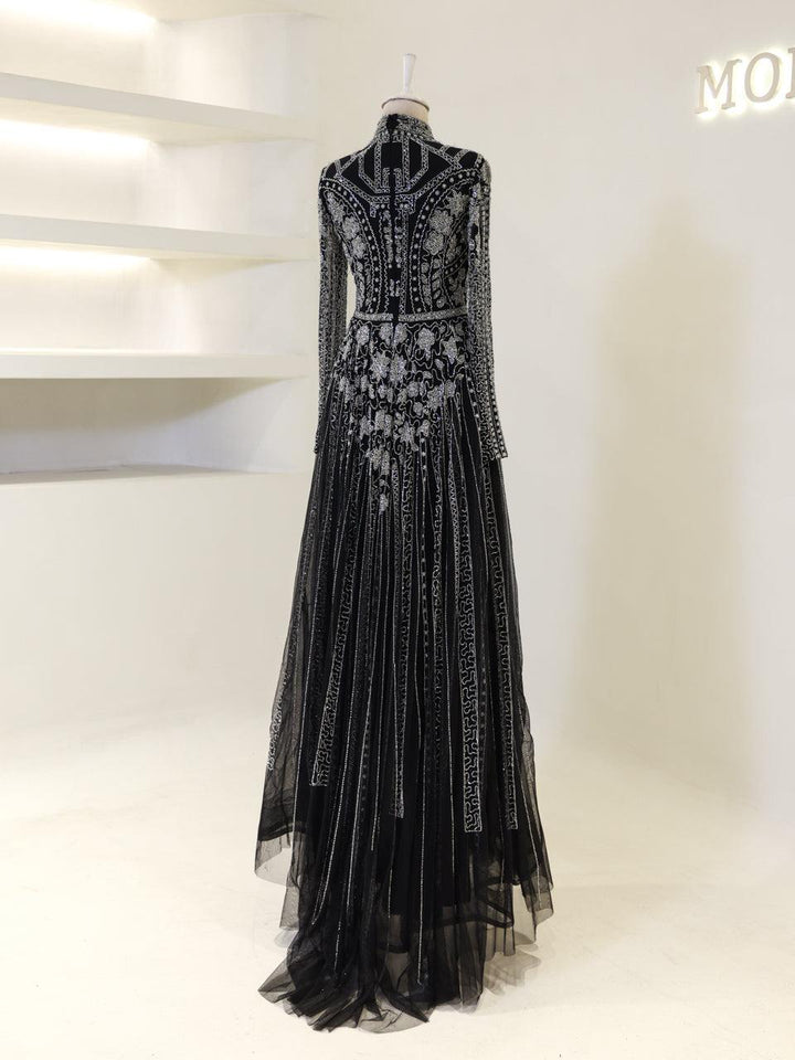 tesettur-abiye-Couture Alberta Tesettür Abiye-ModaZehrada