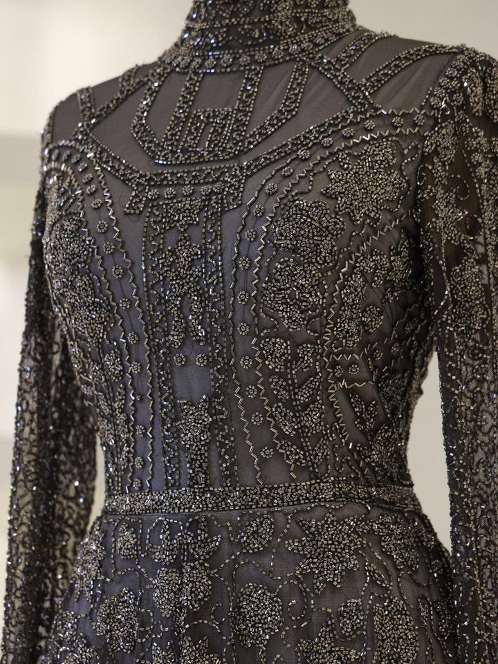 tesettur-abiye-Couture Alberta Tesettür Abiye-ModaZehrada