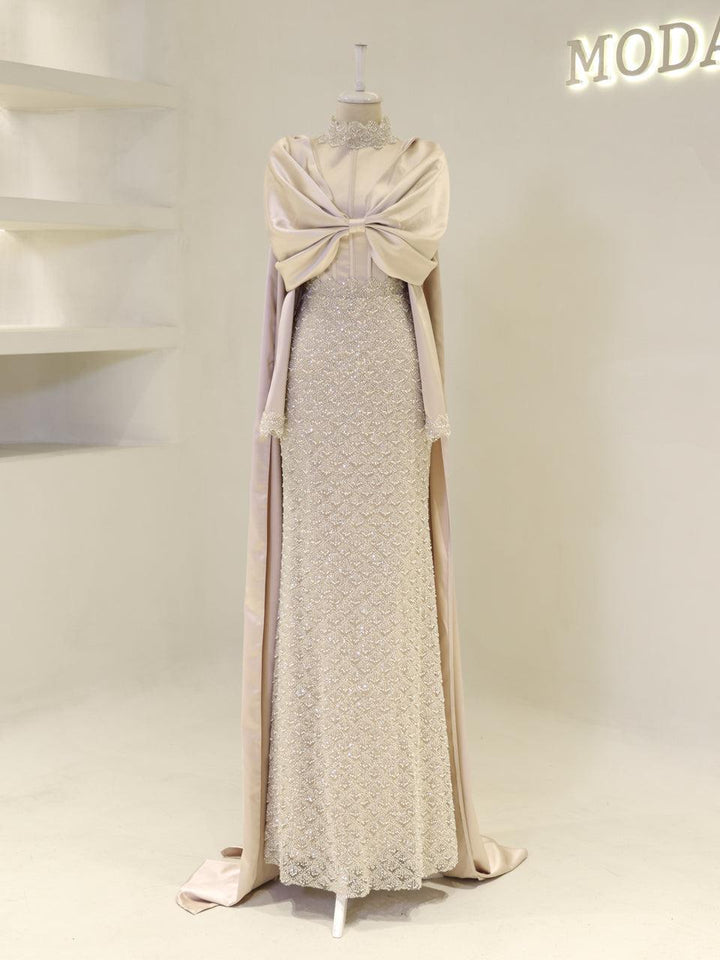 tesettur-abiye-Couture Azeline Tesettür Abiye-ModaZehrada