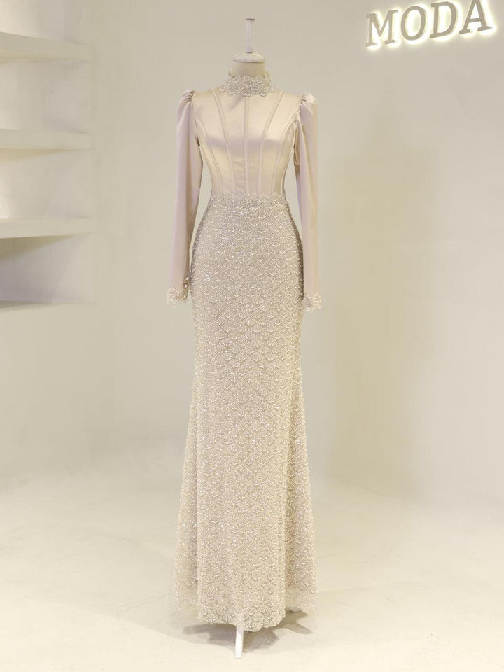 tesettur-abiye-Couture Azeline Tesettür Abiye-ModaZehrada