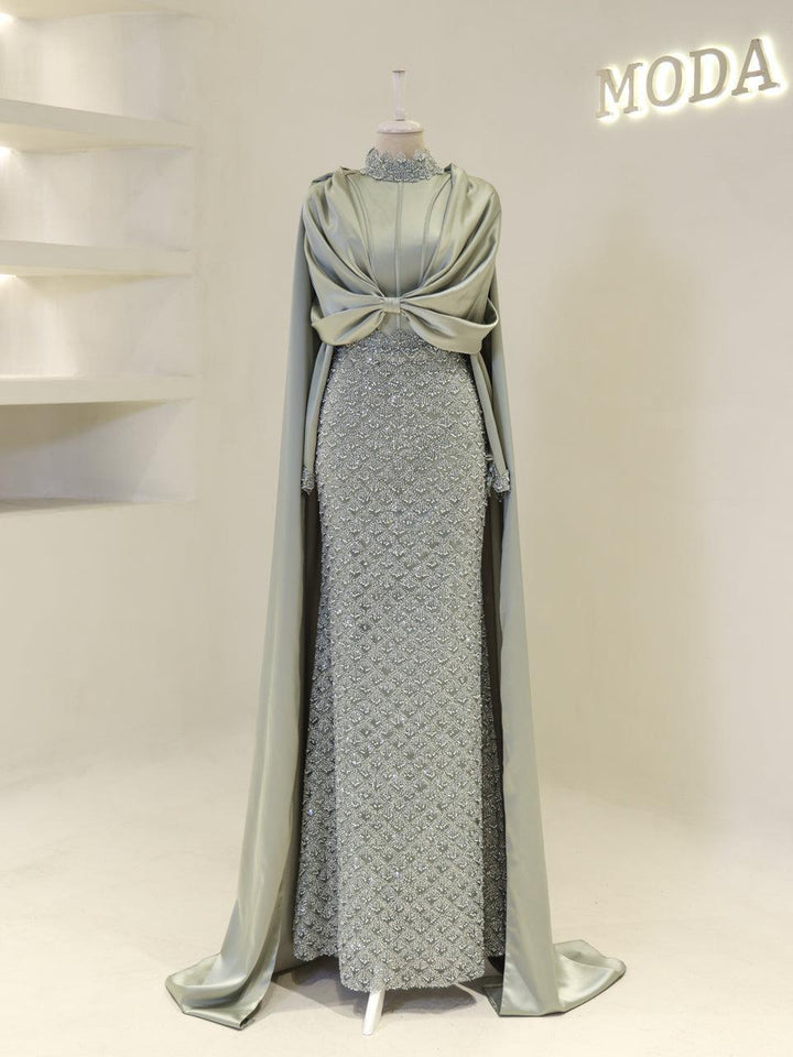 tesettur-abiye-Couture Azeline Tesettür Abiye-ModaZehrada