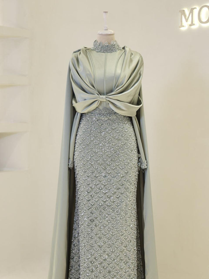 tesettur-abiye-Couture Azeline Tesettür Abiye-ModaZehrada