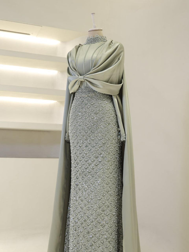 tesettur-abiye-Couture Azeline Tesettür Abiye-ModaZehrada