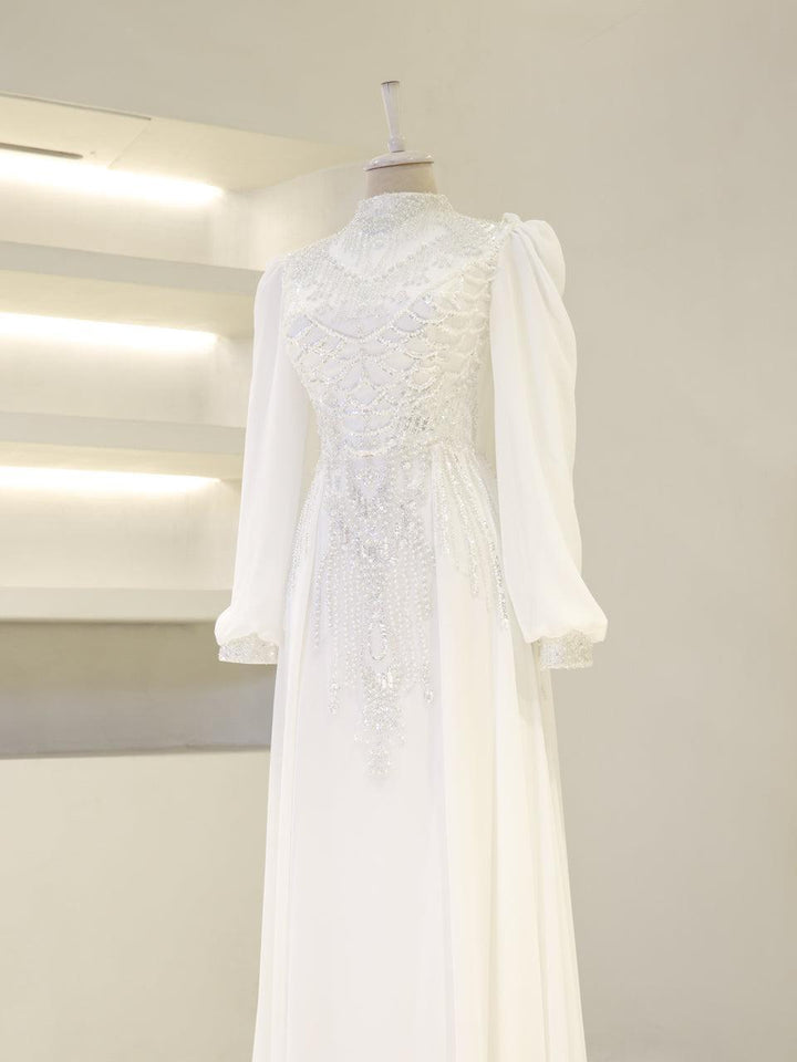 tesettur-abiye-Couture Cassienne Tesettür Abiye-ModaZehrada