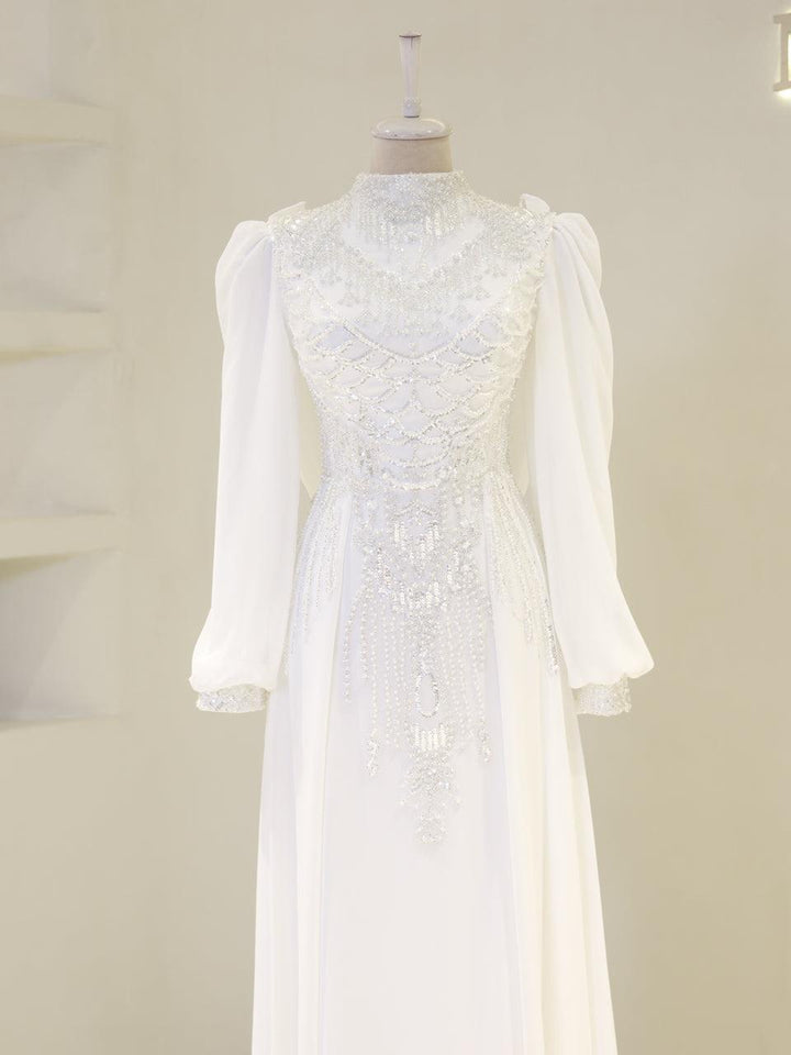 tesettur-abiye-Couture Cassienne Tesettür Abiye-ModaZehrada