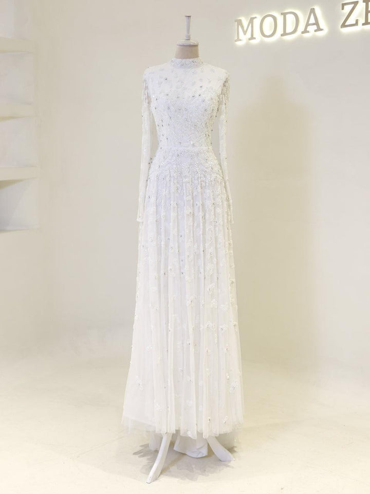 tesettur-abiye-Couture Derel Tesettür Abiye-ModaZehrada