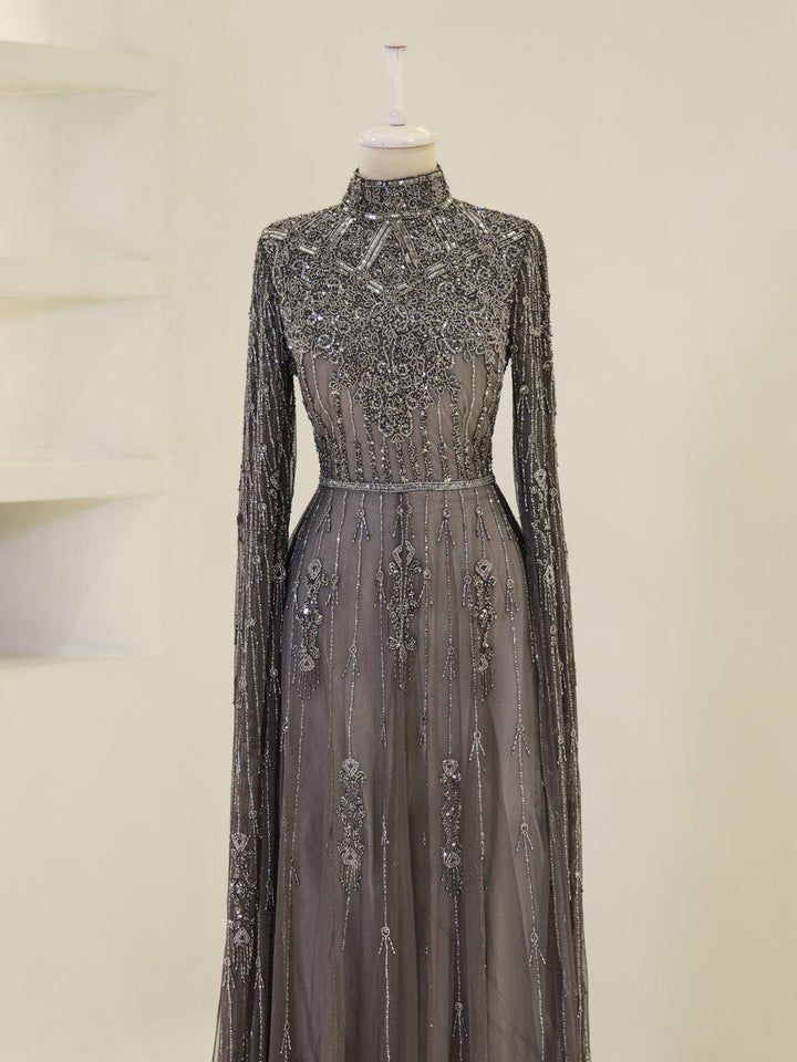 tesettur-abiye-Couture Evania Tesettür Abiye-ModaZehrada