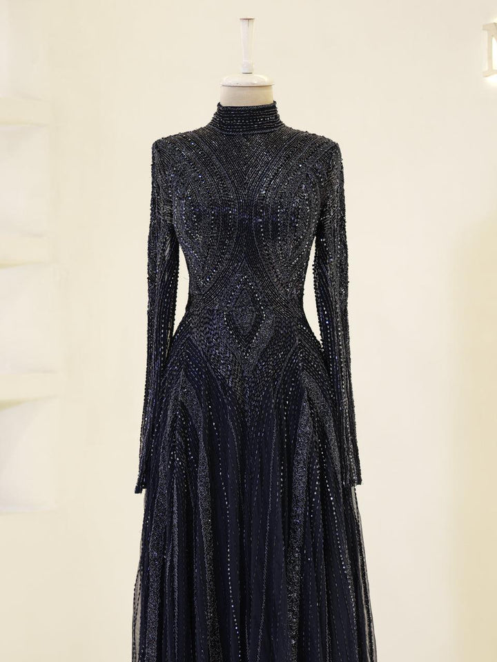 tesettur-abiye-Couture Felora Tesettür Abiye-ModaZehrada