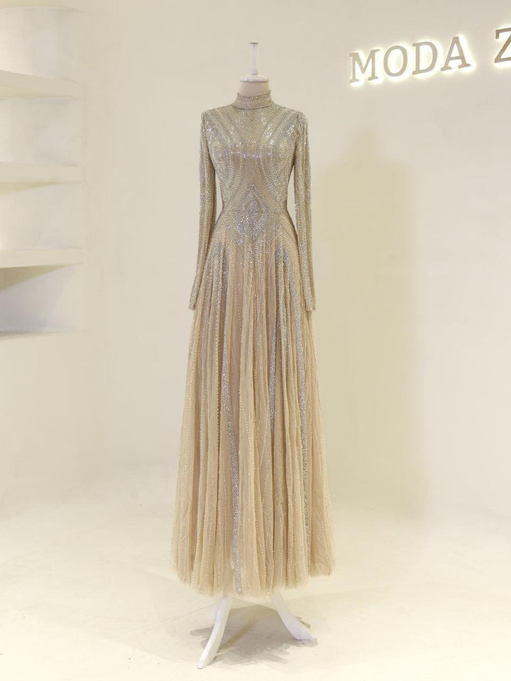 tesettur-abiye-Couture Felora Tesettür Abiye-ModaZehrada