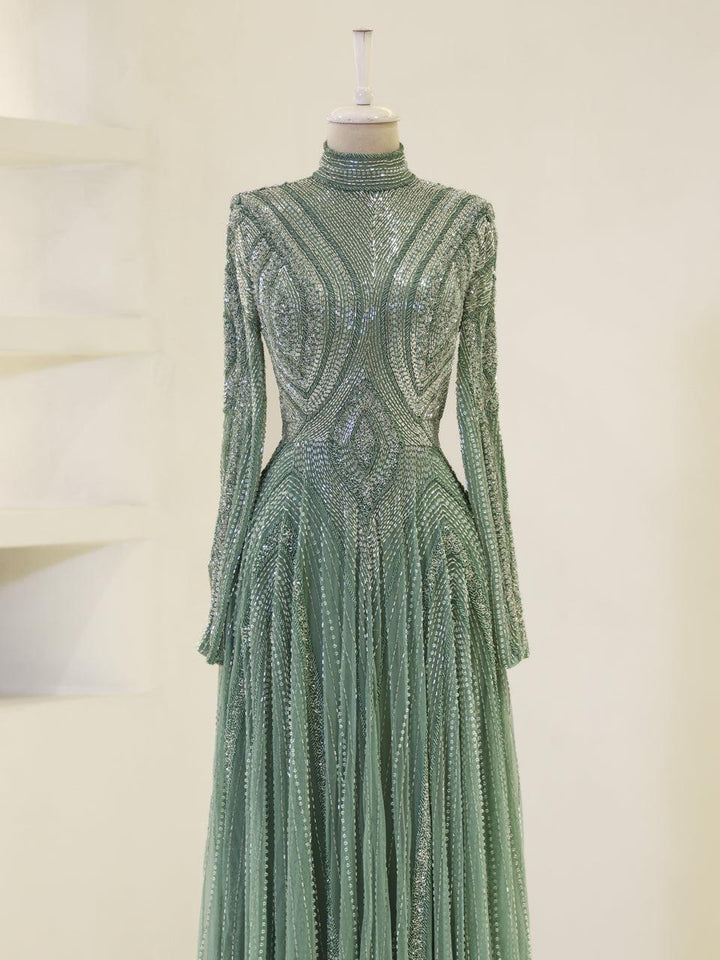 tesettur-abiye-Couture Felora Tesettür Abiye-ModaZehrada