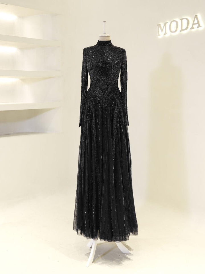 tesettur-abiye-Couture Felora Tesettür Abiye-ModaZehrada