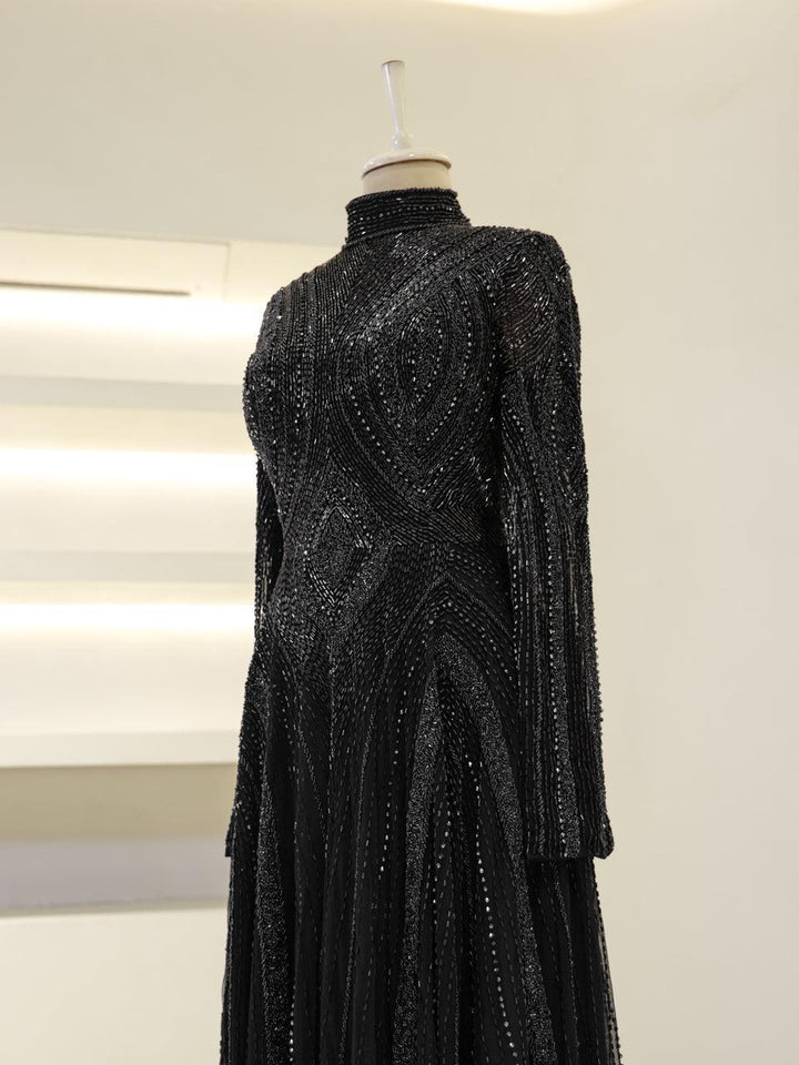 tesettur-abiye-Couture Felora Tesettür Abiye-ModaZehrada