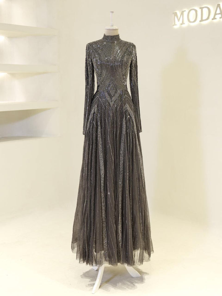 tesettur-abiye-Couture Felora Tesettür Abiye-ModaZehrada