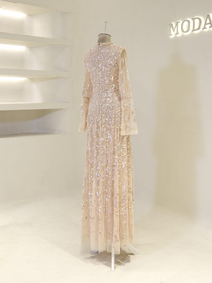 tesettur-abiye-Couture Goldie Tesettür Abiye-ModaZehrada