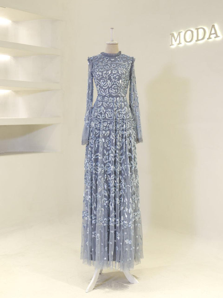 tesettur-abiye-Couture Goldie Tesettür Abiye-ModaZehrada