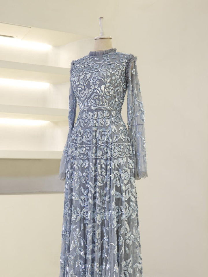 tesettur-abiye-Couture Goldie Tesettür Abiye-ModaZehrada