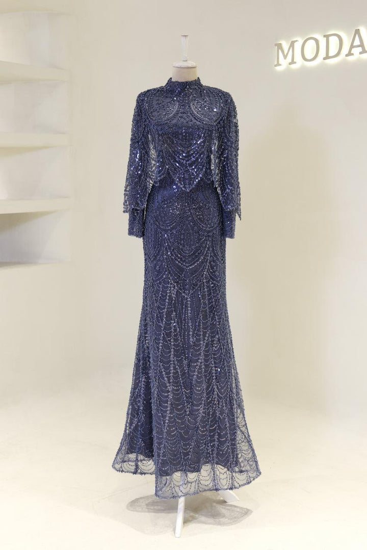 tesettur-abiye-Couture Kyla Tesettür Abiye-ModaZehrada