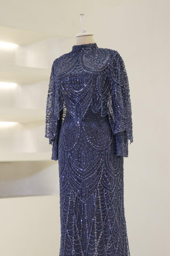 tesettur-abiye-Couture Kyla Tesettür Abiye-ModaZehrada