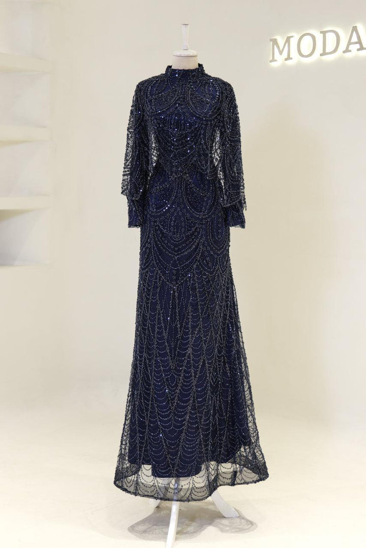 tesettur-abiye-Couture Kyla Tesettür Abiye-ModaZehrada