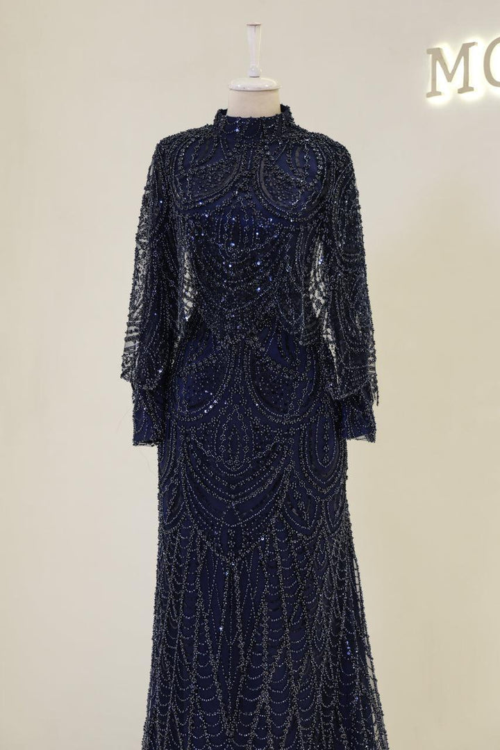 tesettur-abiye-Couture Kyla Tesettür Abiye-ModaZehrada