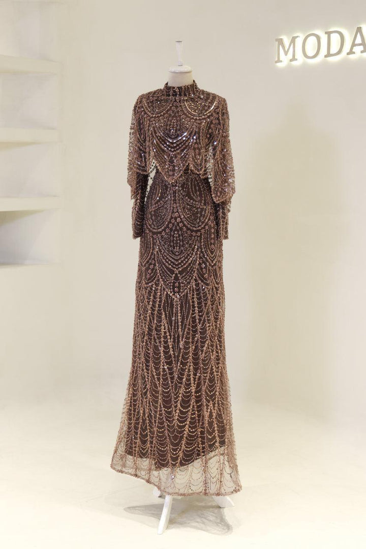 tesettur-abiye-Couture Kyla Tesettür Abiye-ModaZehrada