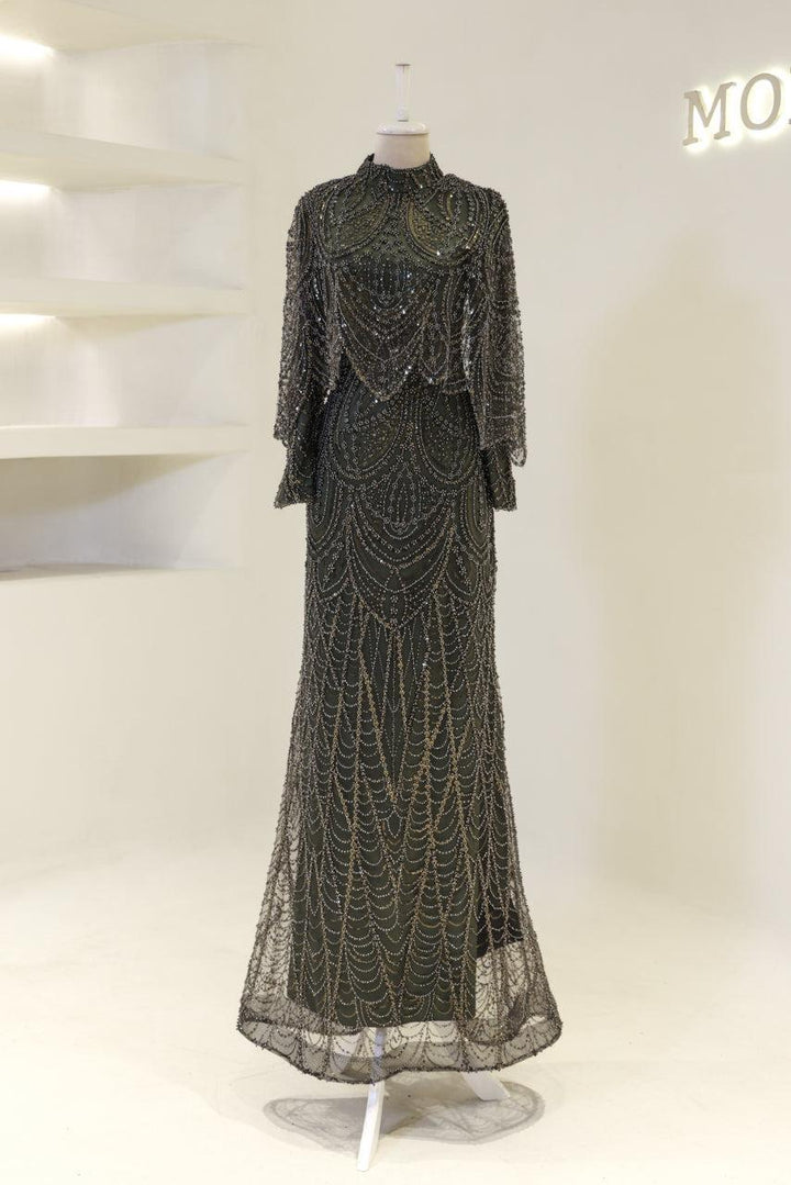 tesettur-abiye-Couture Kyla Tesettür Abiye-ModaZehrada