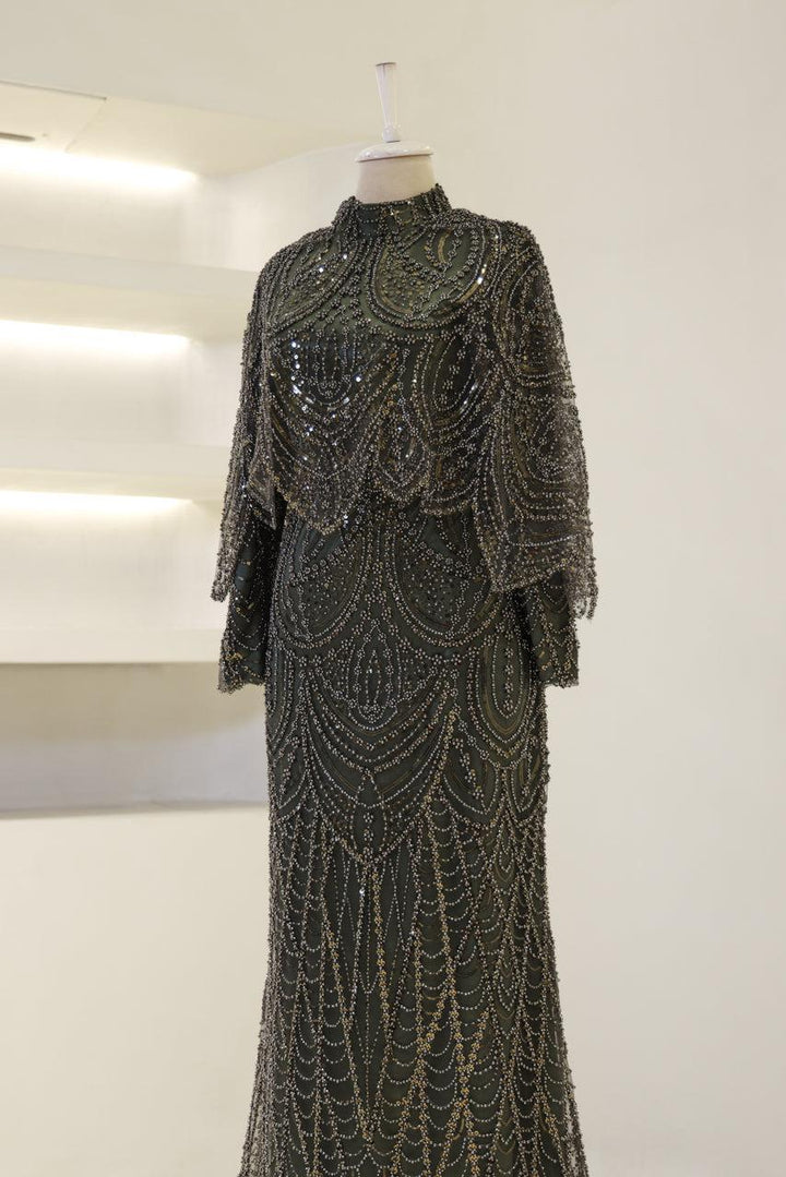 tesettur-abiye-Couture Kyla Tesettür Abiye-ModaZehrada