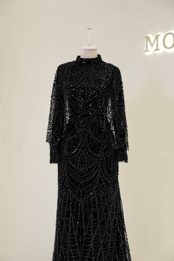 tesettur-abiye-Couture Kyla Tesettür Abiye-ModaZehrada