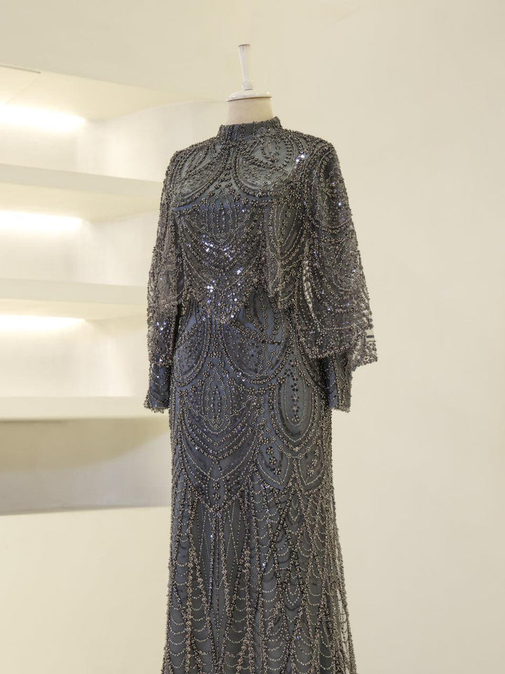 tesettur-abiye-Couture Kyla Tesettür Abiye-ModaZehrada