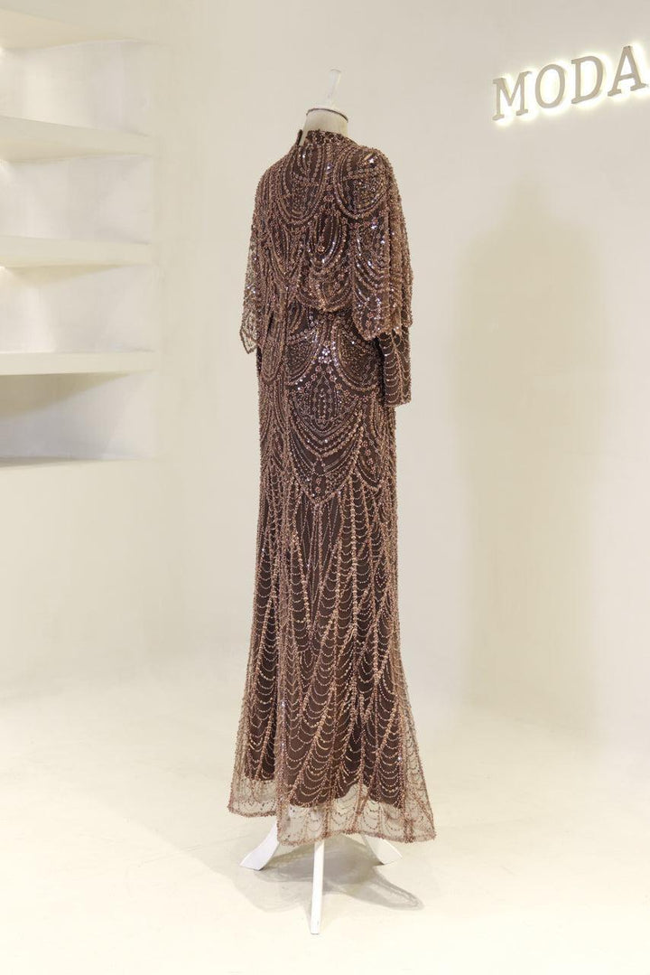 tesettur-abiye-Couture Kyla Tesettür Abiye-ModaZehrada