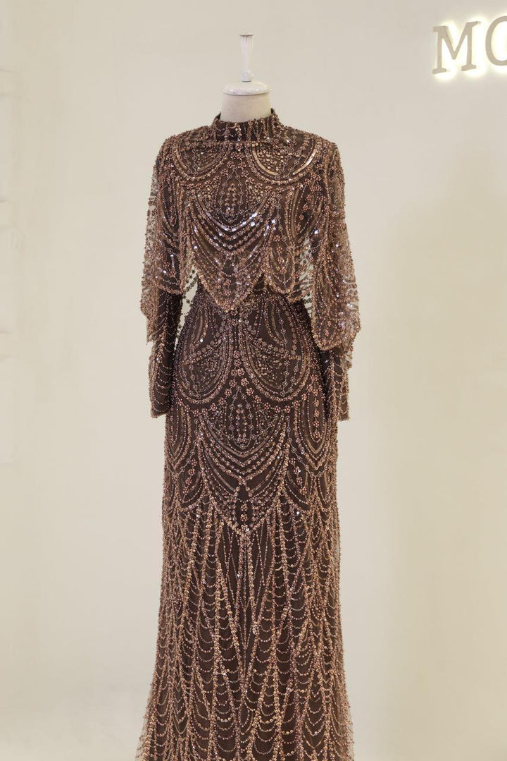 tesettur-abiye-Couture Kyla Tesettür Abiye-ModaZehrada