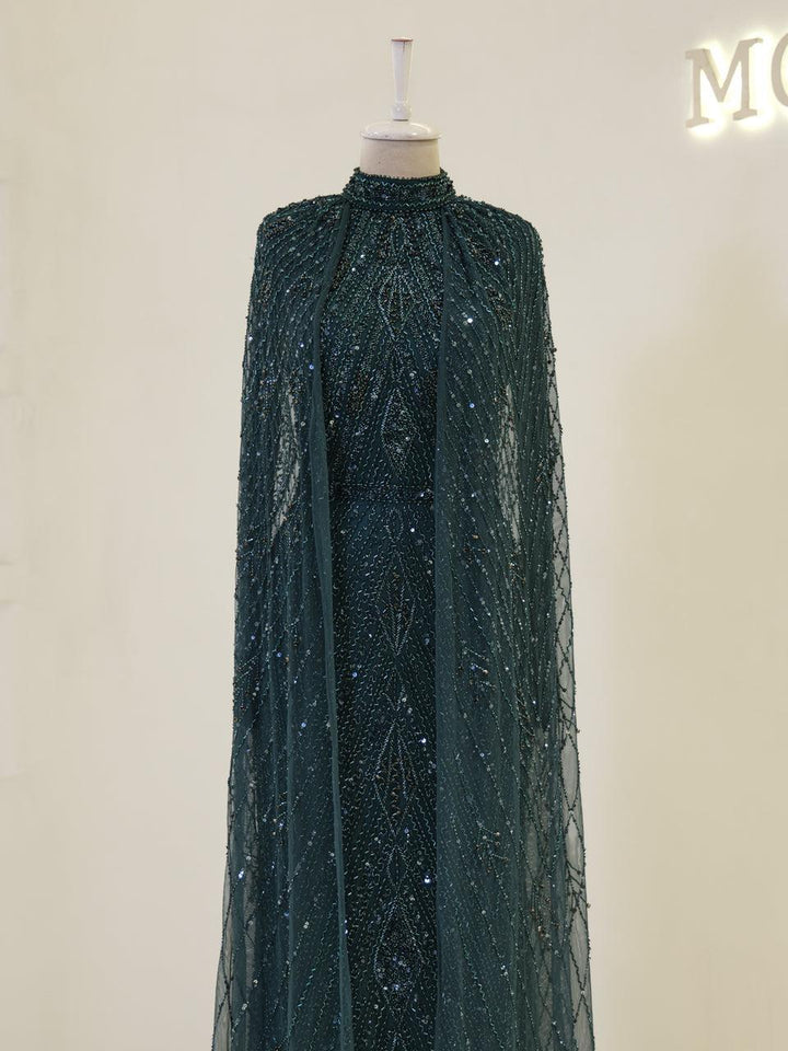 tesettur-abiye-Couture Leia Tesettür Abiye-ModaZehrada