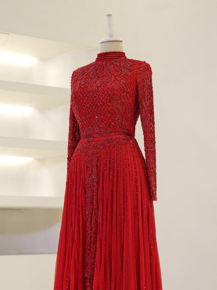 tesettur-abiye-Couture Melina Tesettür Abiye-ModaZehrada