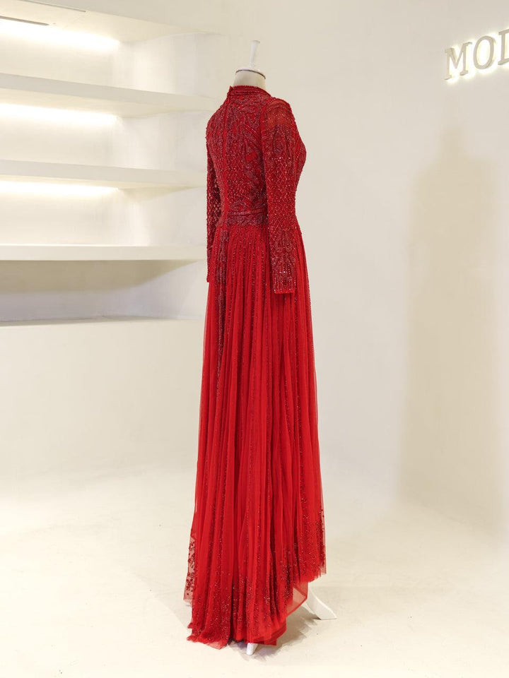 tesettur-abiye-Couture Melina Tesettür Abiye-ModaZehrada